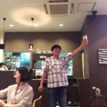 二次会　伊藤前幹事長の乾杯